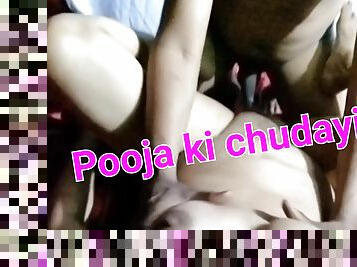 Pooja.         With.        Boyfriend.                   Sandeep.  