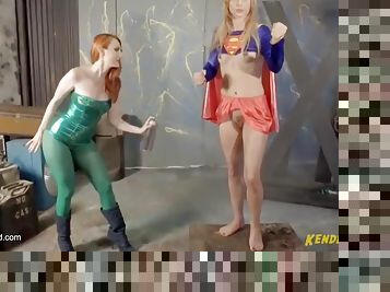 Superheroine Supergirl Turned Into Lesbian Sex Slave