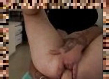 banhos, masturbação, orgasmo, esguincho, amador, anal, pénis-grande, adolescente, brinquedo, chuveiro