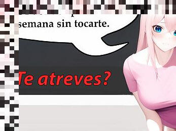 Spanish JOI con un juego para masturbarse. 
