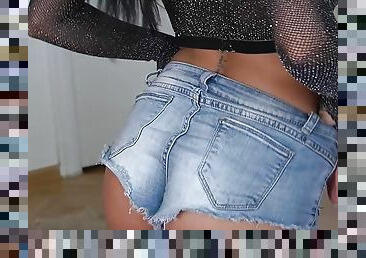 Hot softcore webcam show by big natural tits latina