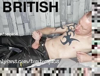 amateur, énorme-bite, gay, britannique, solo, tatouage, bite