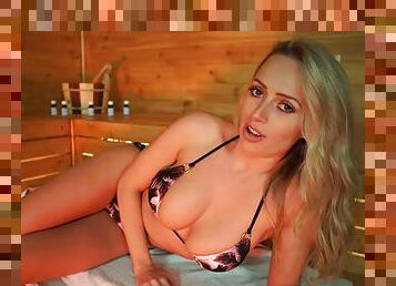 Bikini beauty wants you to ogle her big tits