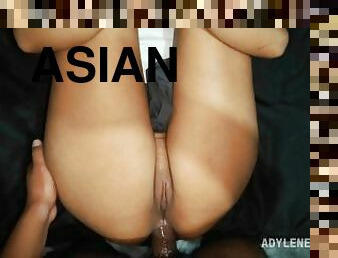 asiatisk, russisk, skolepige, amatør, anal, japans, creampie