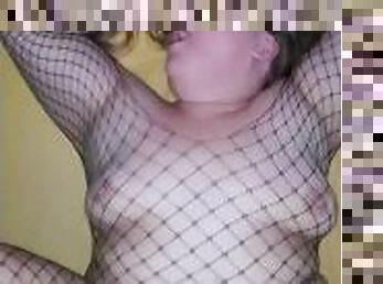 papá, gorda, anal, regordeta, regordeta-chubby, zorra-slut, medias, primera-persona, rubia, papi