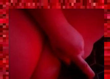 cul, masturbation, orgasme, giclée, amateur, milf, belle-femme-ronde, ejaculation, solo, brunette