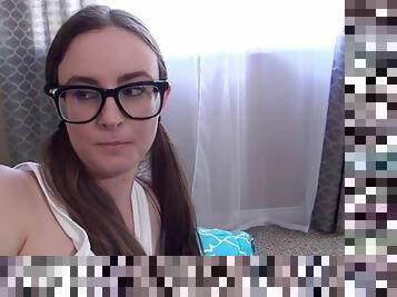 lunettes, babes, hardcore, hirondelle, salope, horny, mignonne, flexible