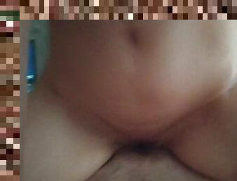 payu-dara-besar, syahwat, muncrat, zakar-besar, milfs, orang-latina, creampie, pov, semula-jadi, menunggang