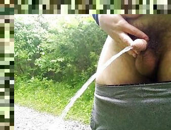 pissing on the trails