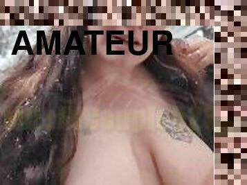 tetas-grandes, enorme, pezones, público, amateur, madurita-caliente, mamá, pareja, zorra-slut, con-piercings