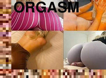 orgasm, amatör, hemmagjord, samling, par, trosor, cfnm, sprut, tight, gym