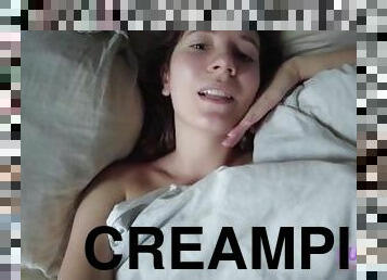 pussy, creampie, cum, massiv