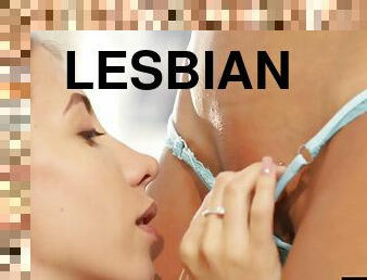 Stefanie Moon - Gorgeous lesbians tease each other unti - Pussy licking