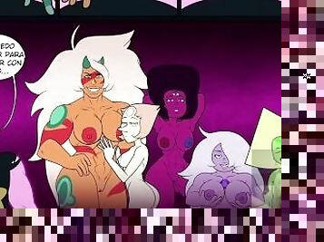 Gangbang inverso de Steven universe con sus amigas