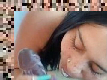 Two foreign woman devours bbc