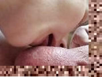 maigre, amateur, fellation, hirondelle, ejaculation, blonde, sucer