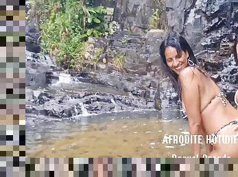 Fui Passear Na Cachoeira Com A Afrodite Rj E Acabamos Nos Pegando Na Em Um Menage Com O Marido 6 Min