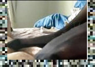 collants, amateur, ejaculation-sur-le-corps, black, pieds, bas, ejaculation, fétiche, branlette-avec-les-pieds, cubain