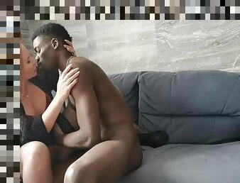Blacked harder than expected in homemade amateur interracial cheating