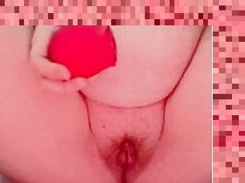 Mama and her rose cumming hard