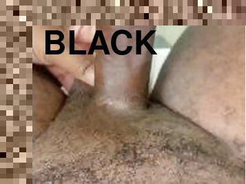 masturbación, amateur, negra-ebony, negra, a-solas