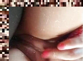 masturbación, público, coño-pussy, amateur, babes, cachonda, autobús, prieto, fetichista, pillada