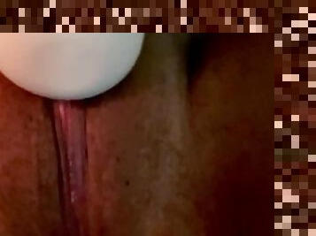 masturbação, orgasmo, cona-pussy, amador, ébona, mulher-madura, adolescente, brinquedo, preto, sozinho