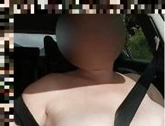 gros-nichons, public, amateur, milf, ados, voiture, seins