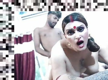 My Big Ass Indian StepMother in Homemade Amateur Uncut episode - Big natural tits