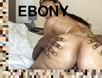 Ebony MILF with big ass riding BBC cowboy I found her on hookmet.com