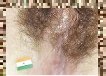 peluda, cona-pussy, amador, indiano, bbw, sozinho