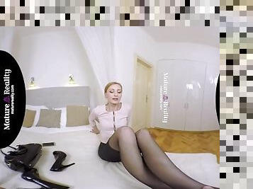 MatureReality - Hotel room Fuck with Skinny Mature