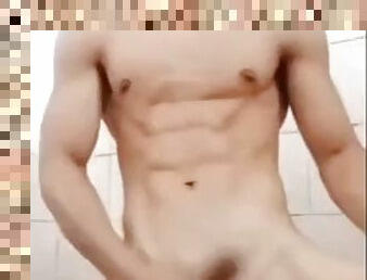 asiatique, masturbation, gay, secousses, thaï, solo