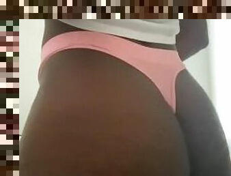 Pink Thong Tease