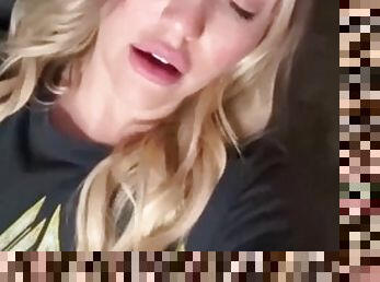 Onlyfans busty blonde masturbation