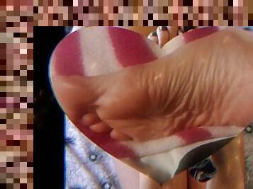 HotWifeDd Compilation of toes, soles and feet