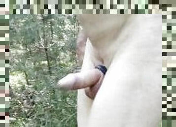 masturbation, pisser, public, amateur, première-fois, solo, forêt