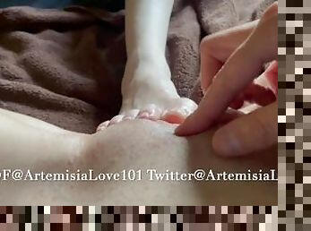 Pornstar Artemisia Love hot Lesbian foot fetish POV OF@ArtemisiaLove101 Twitter@ArtemisiaLove9