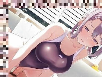 hentai uncensored stepsister badly wanted to fuck after the pool