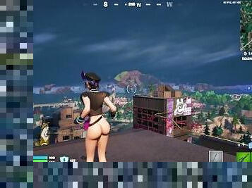 fortnite gameplay (huntress helsie pantless)