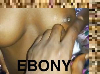 Ebony student creampie
