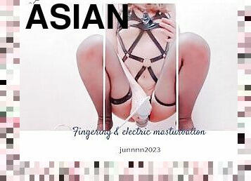 asiático, cona-pussy, esguincho, amador, babes, mulher-madura, brinquedo, caseiro, japonesa, preto
