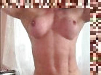 cul, amateur, mature, milf, maman, point-de-vue, solo, tchèque, musclé, maîtresse