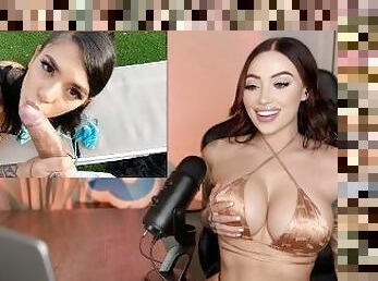 Gina Valentina CREAMPIE PORN, ASMR Reaction - OnlyFans girl Willow Harper !