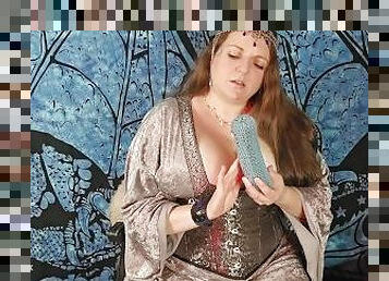 Trailer - The Princess and the Dildo: Chubby Princess Grinds on Chainmail Sleeve to Cum and Squirt