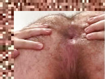 Showing you my tight hairy hole