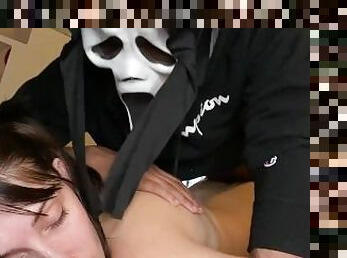 Goth girl gets fucked by ghostface !!