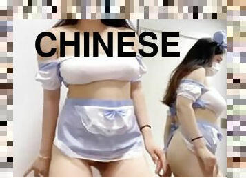 asiático, tetas-grandes, babes, recopilación, a-solas, china, calientapollas