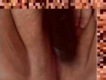 masturbation, fitta-pussy, amatör, milf, mamma, svart, bbw, knubbig, dildo, mor