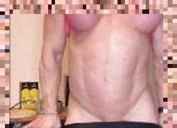 cul, amateur, mature, milf, maman, assez, solo, tchèque, musclé, maîtresse